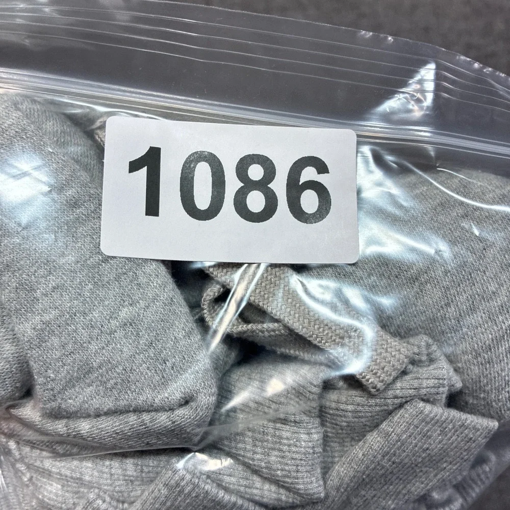 Goodfellow & Co Hoodie Mens‎ Large Gray Solid Long Sleeve Pullover Workout - Picture 9 of 9